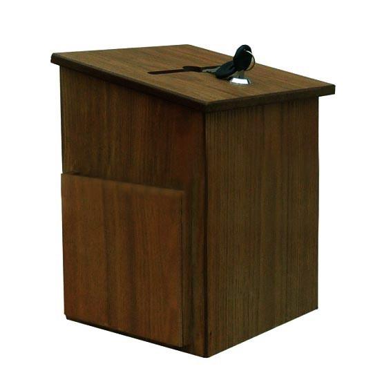 Ящик для сбора денег из дерева Арад Капучино (КЕШ-000909)