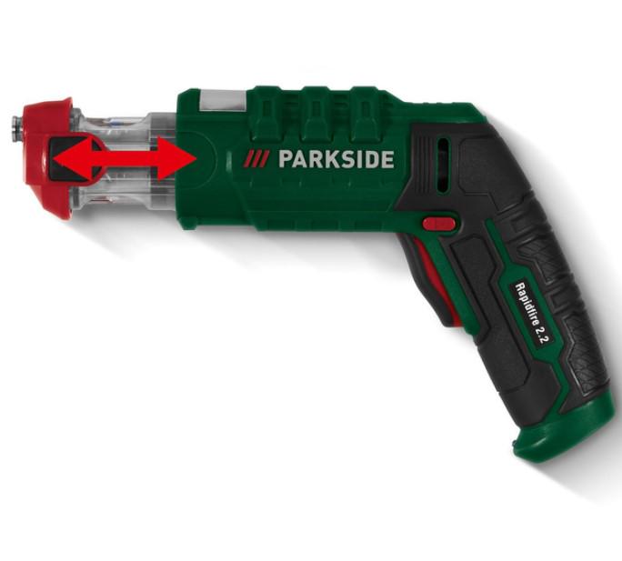 Викрутка акумуляторна PARKSIDE Rapidfire 2.2 з барабаном для біт (28078508) - фото 7 Викрутка акумуляторна PARKSIDE Rapidfire 2.2 з барабаном для біт (28078508) - фото 7