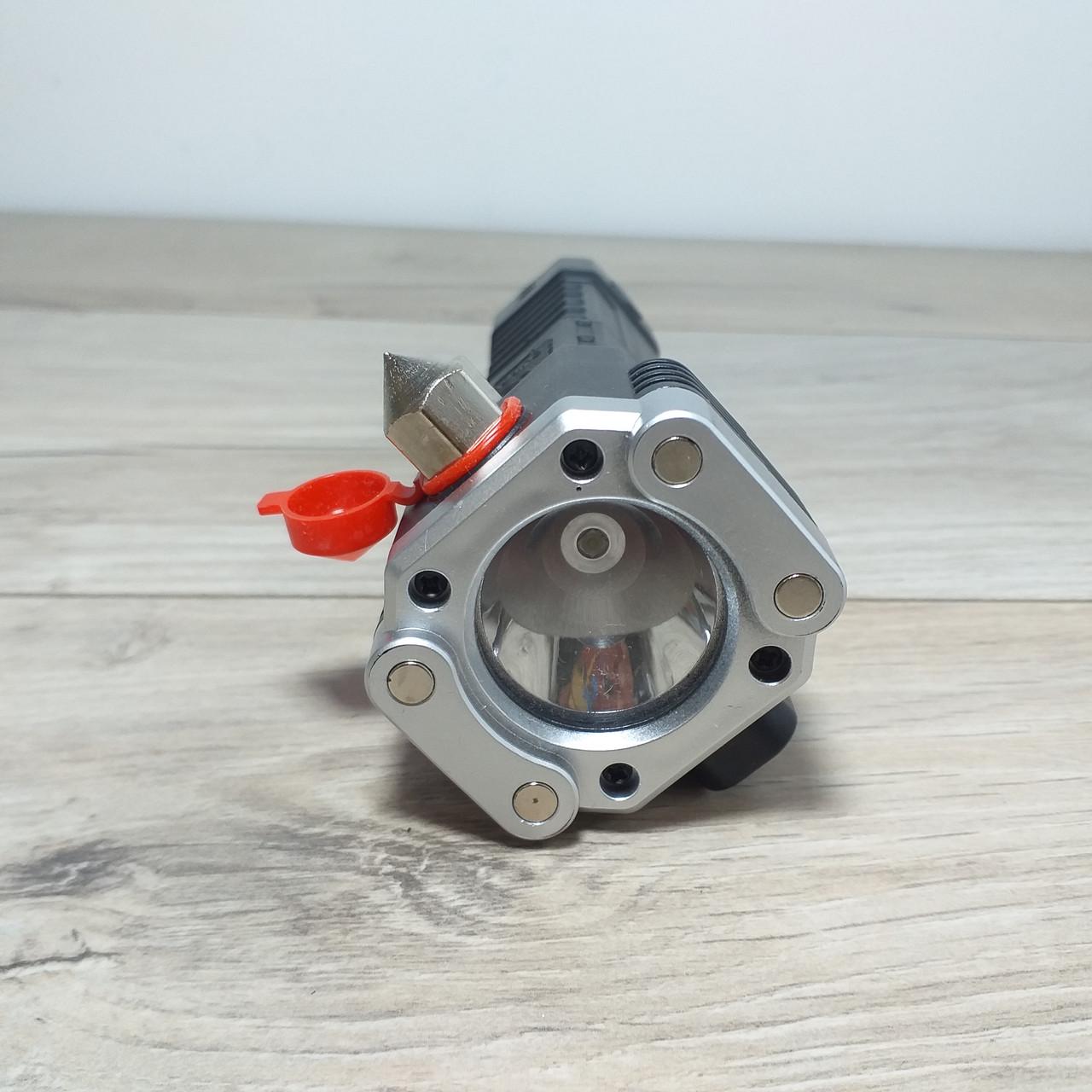 Фонарь ручной с магнитом и функцией Power Bank Led Torch Черный (KG-11748) - фото 2