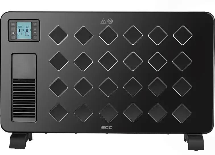 Конвектор электрический ECG TK 2030 T 2000 Вт Black (100205) - фото 3