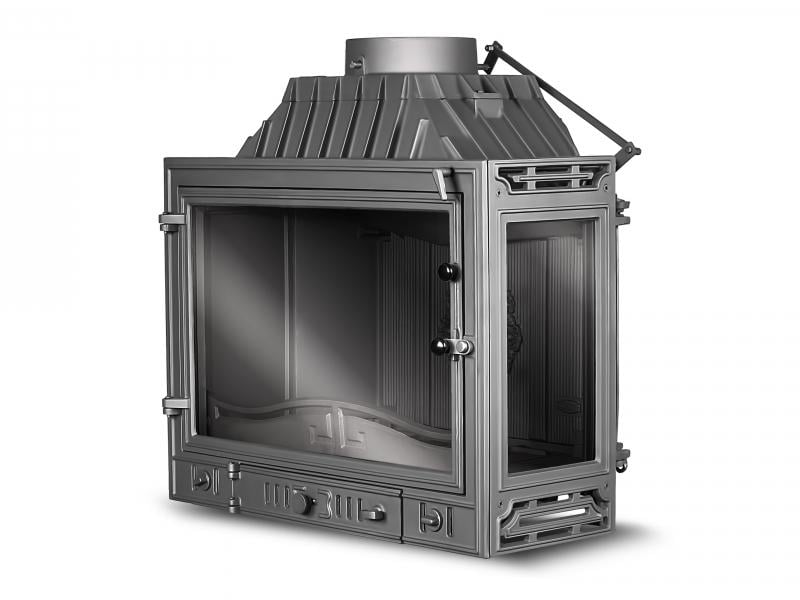 Топка каминная KAWMET W4 с правым стеклом 14,5 кВт