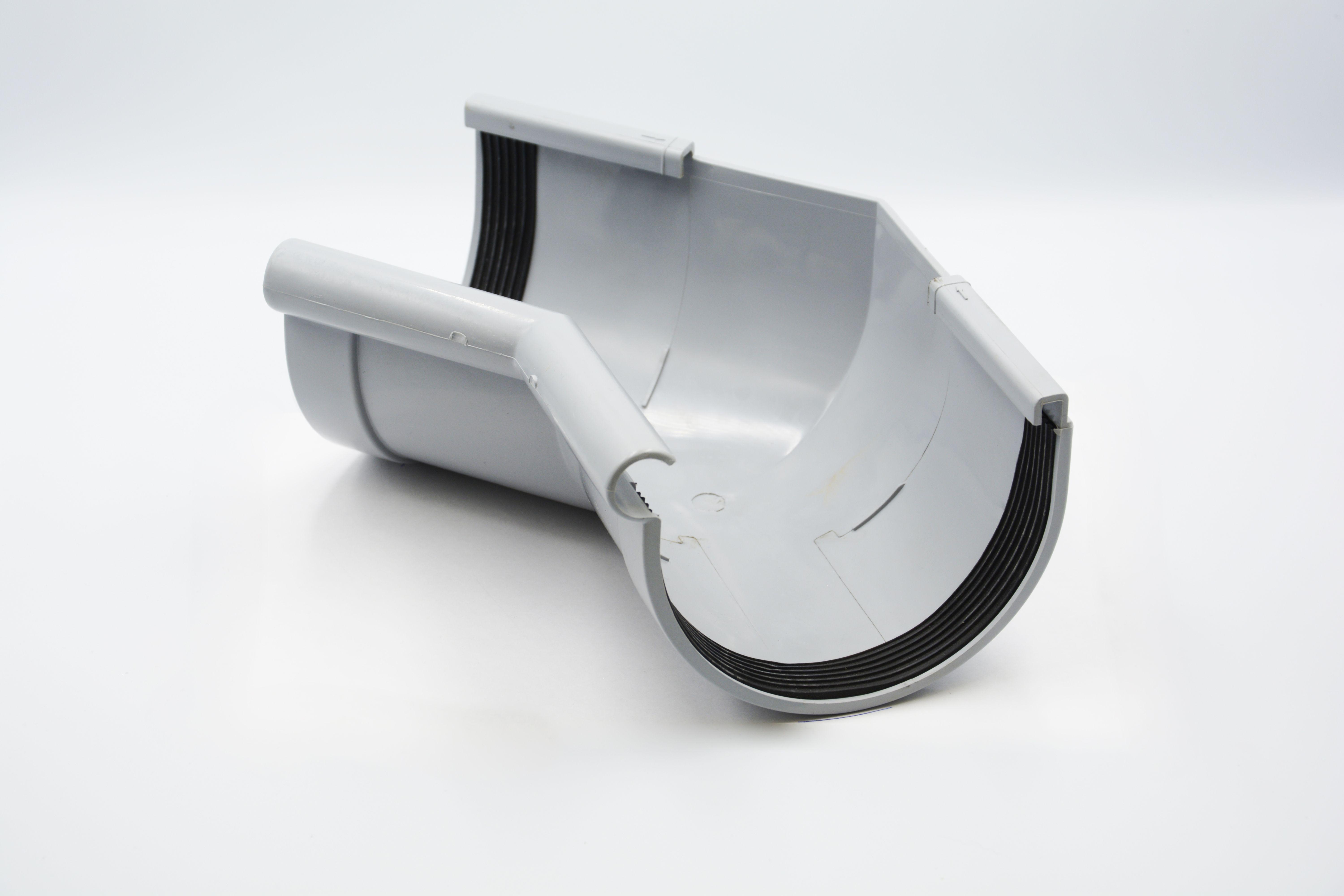 Кут ринви внутрішній RAINWAY 135° D 90 мм RAL 7040 Сірий (10.090.12.005.RW) Кут ринви внутрішній RAINWAY 135° D 90 мм RAL 7040 Сірий (10.090.12.005.RW)