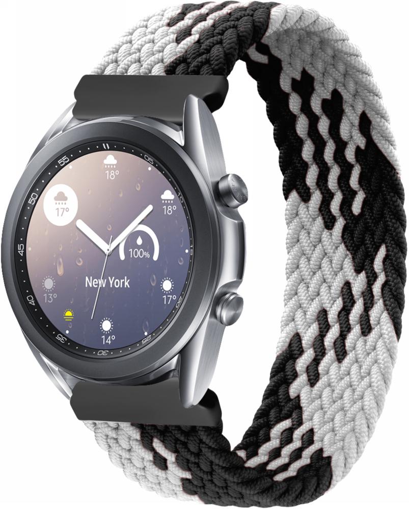Ремешок Solo Loop Multi для Galaxy Watch 3 41 мм (145 мм) Black/White (26281-1E)