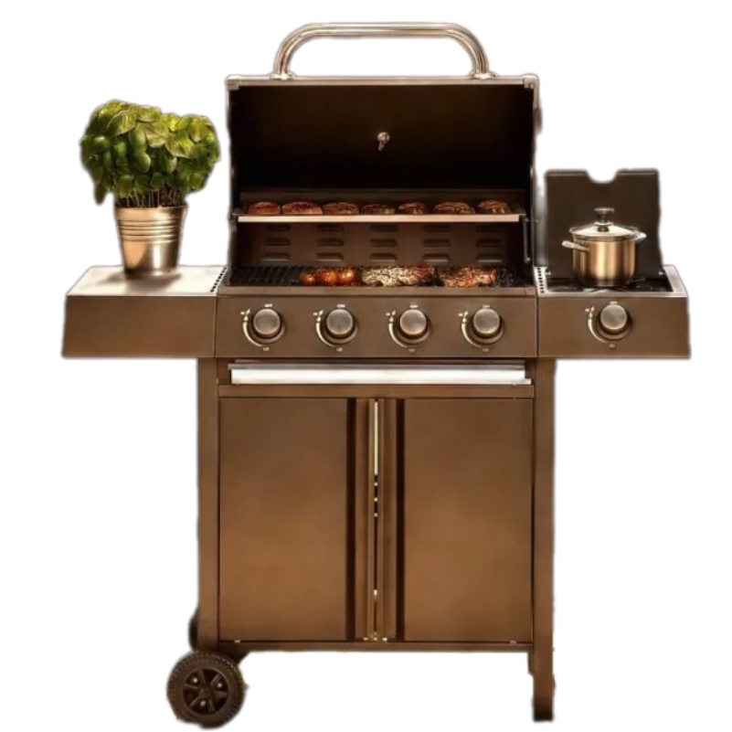 Гриль газовый с редуктором Garden Line Черный