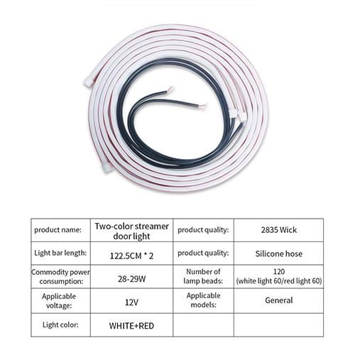 Підсвітка дверей динамічна LED 2 шт. 1,2 м (00213) - фото 2 Підсвітка дверей динамічна LED 2 шт. 1,2 м (00213) - фото 2