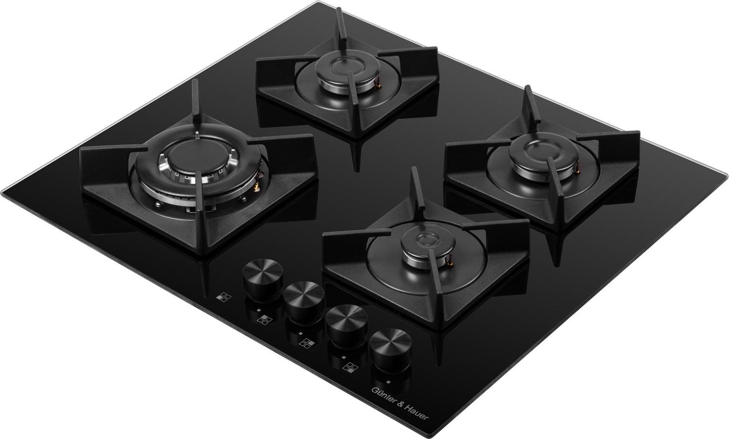 Варочная поверхность газовая Gunter&Hauer GL 68 BL - фото 3 Варочная поверхность газовая Gunter&Hauer GL 68 BL - фото 3