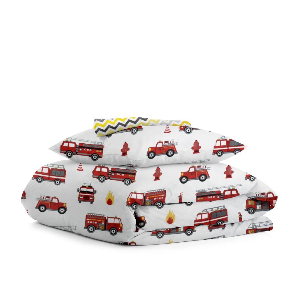 Комплект детского постельного белья Cosas Fire Cars 110х140 см на резинке (4822080905275)