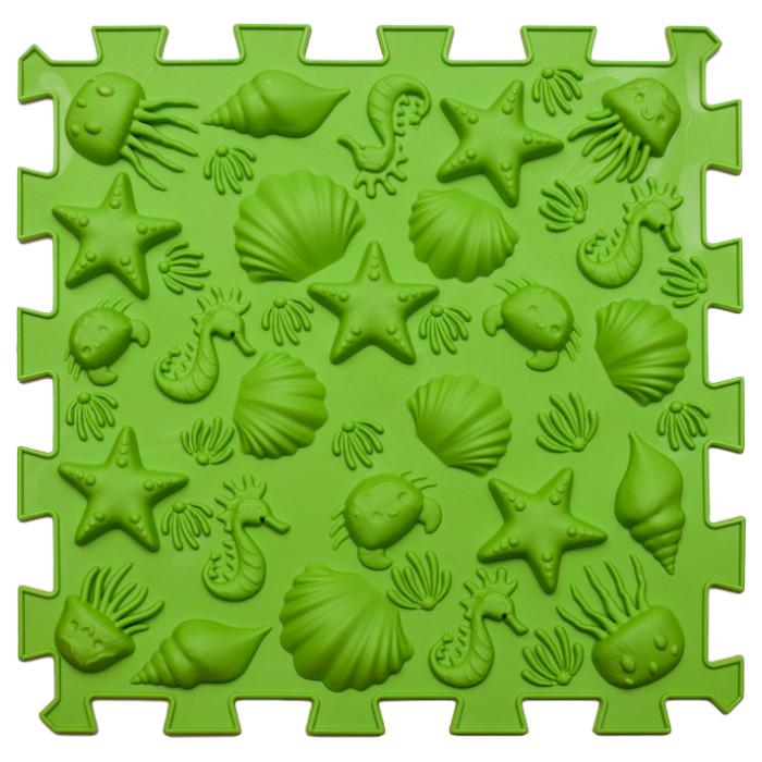 Килимок масажний пазл морські 1 ел. Зелений - фото 1 Килимок масажний пазл морські 1 ел. Зелений - фото 1