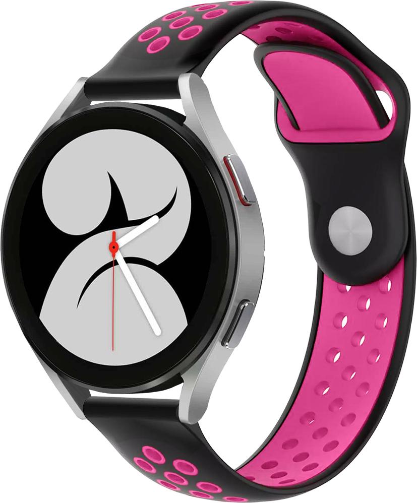 Ремешок Sport для Galaxy Watch 4 40 мм Black/Pink (22952-51) Ремешок Sport для Galaxy Watch 4 40 мм Black/Pink (22952-51)