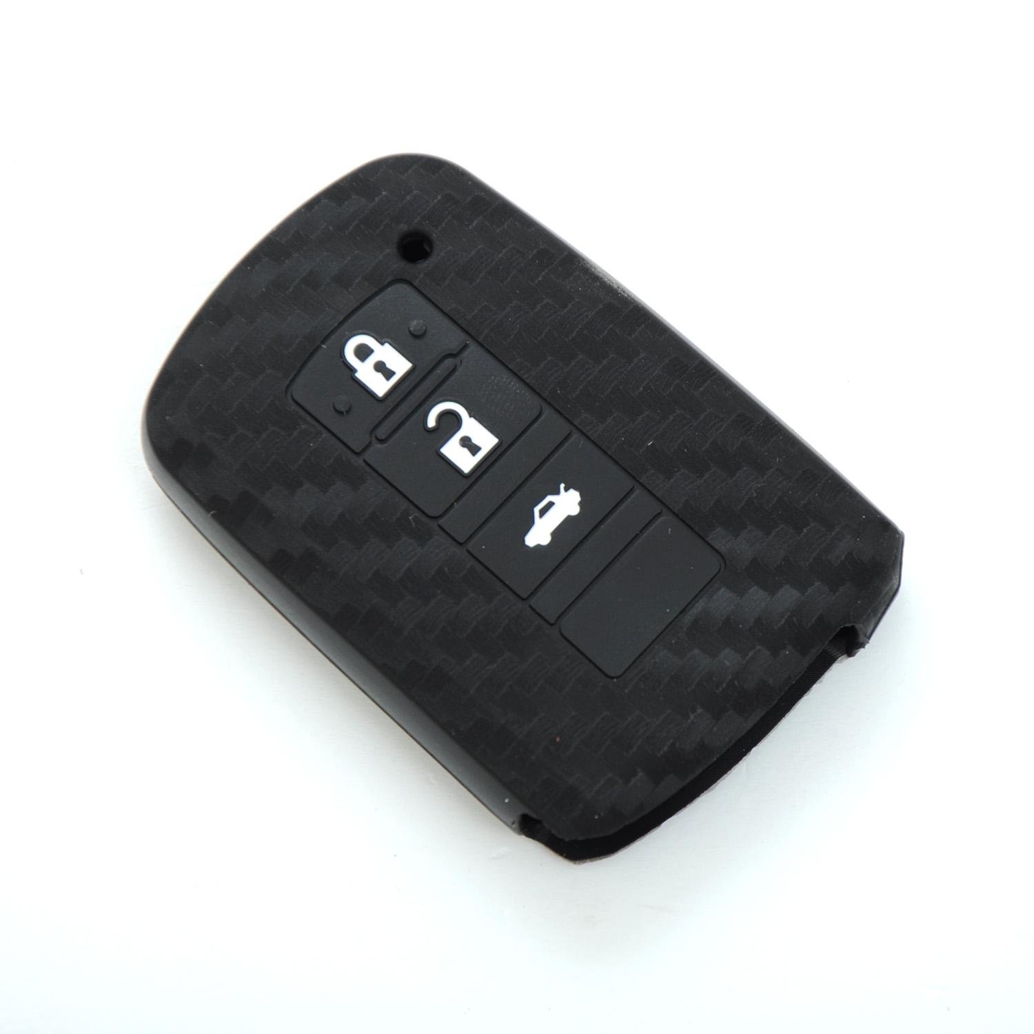 Чохол на пульт сигналізації силіконовий Toyota KMR 7 3 1008 Carbon (465140) Чохол на пульт сигналізації силіконовий Toyota KMR 7 3 1008 Carbon (465140)
