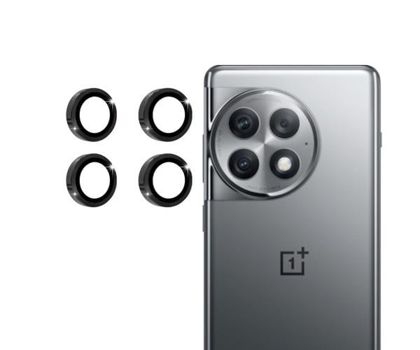 Защитное стекло с рамкой CD Pattern для Oneplus Ace 2 Pro​​ на заднюю камеру Черный