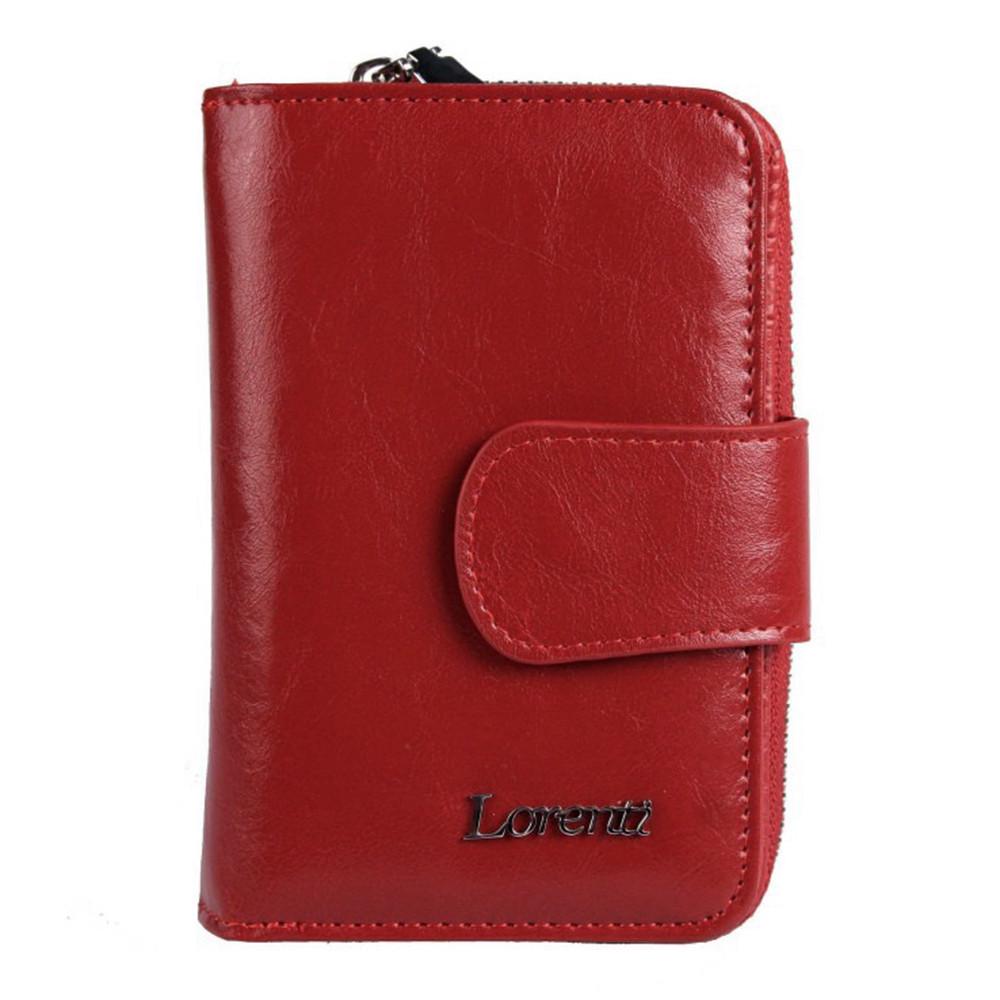 Женский кожаный кошелек Lorenti 76115-BPR Красный