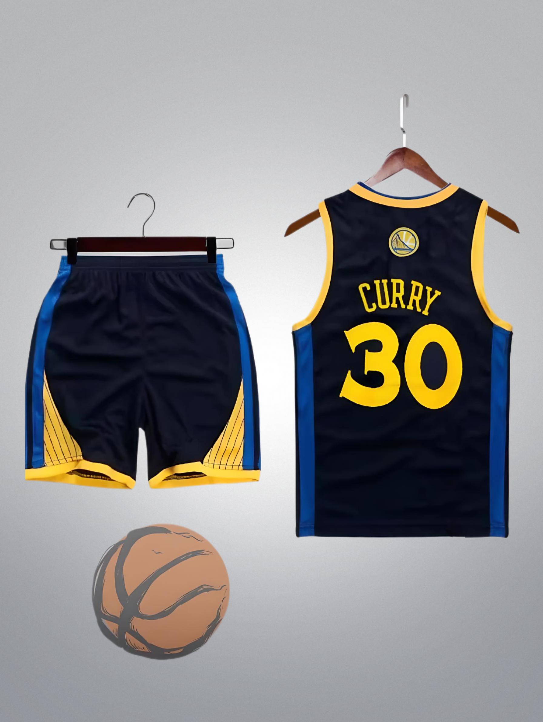Форма баскетбольная детская Lion GOLDEN STATE WARRIORS CURRY 30 S на 7-9 лет 125-130 см Черный (CO-2270-S) Форма баскетбольная детская Lion GOLDEN STATE WARRIORS CURRY 30 S на 7-9 лет 125-130 см Черный (CO-2270-S)