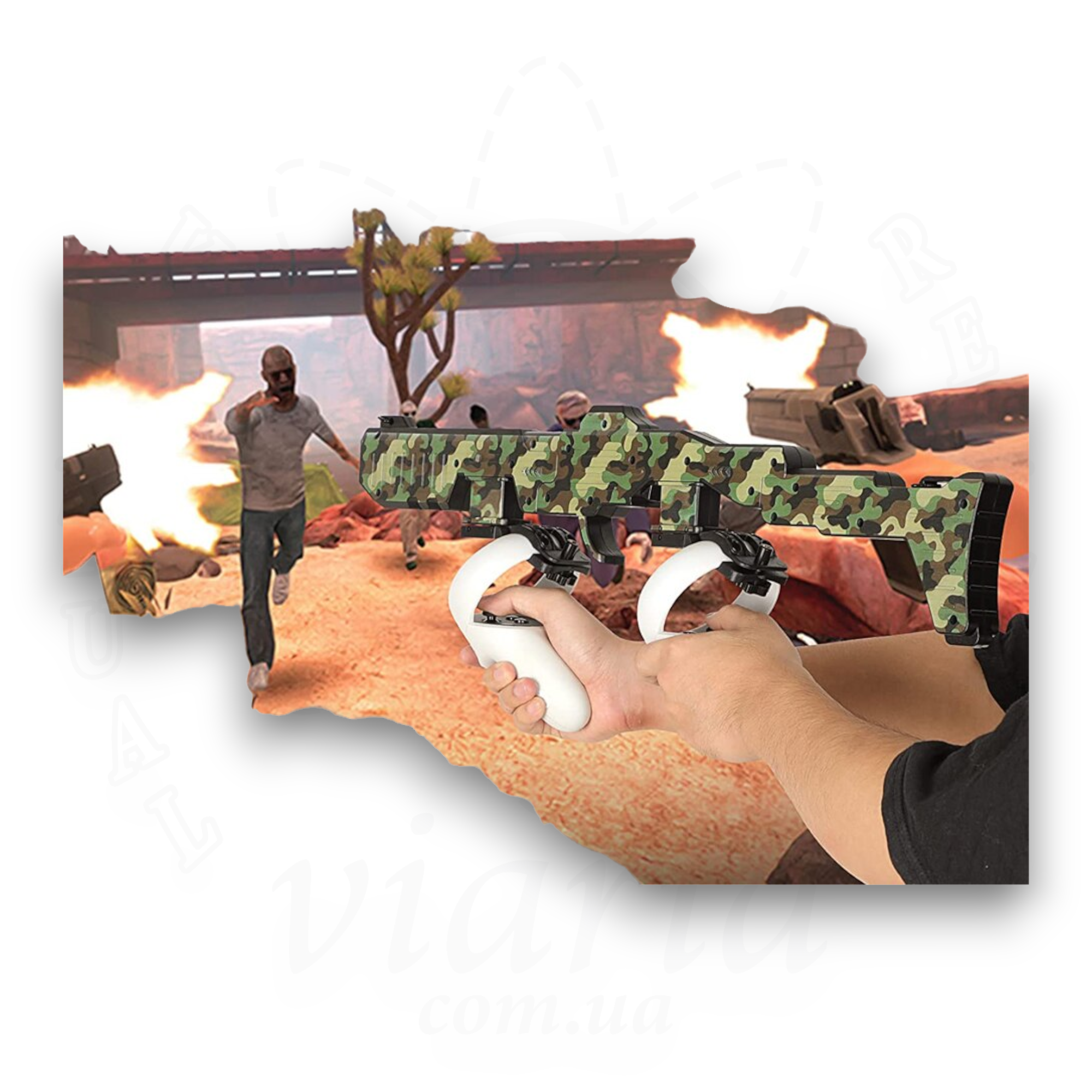 Винтовка для Meta Quest 2 Милитари (ACS-VMFMQ2) - фото 4