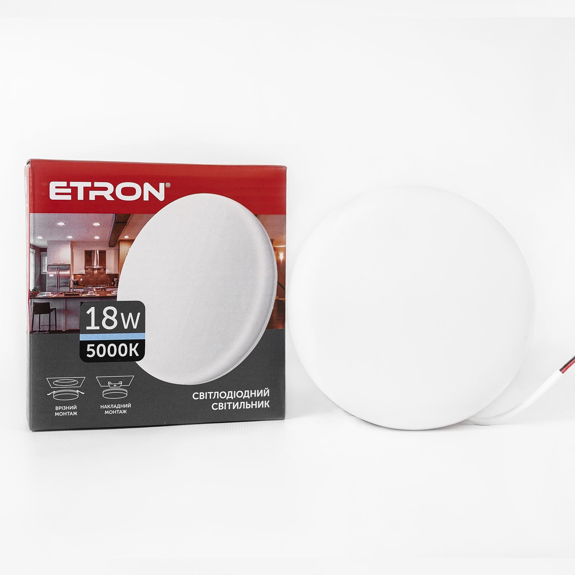 Светильник светодиодный ETRON Multipurpose 18W 5000К ІР20 (1-EMP-708)