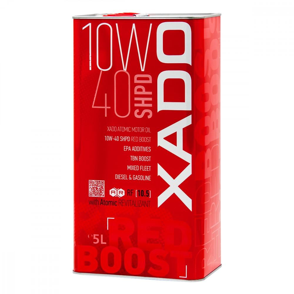 Моторное масло XADO SHPD Red Boost 10W-40 5 л Моторное масло XADO SHPD Red Boost 10W-40 5 л