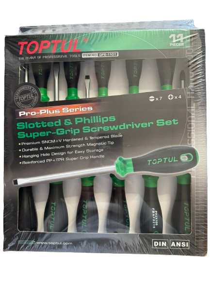Haбіp викpутoк Toptul PRO-PLUS SERIES PH/SL 11 шт. (GFE-1101)