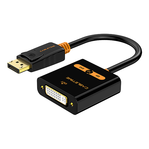 Перехідник Сabletime DisplayPort DVI v2.0 1920х1080p 60HZ 0,2 м (CP24B)