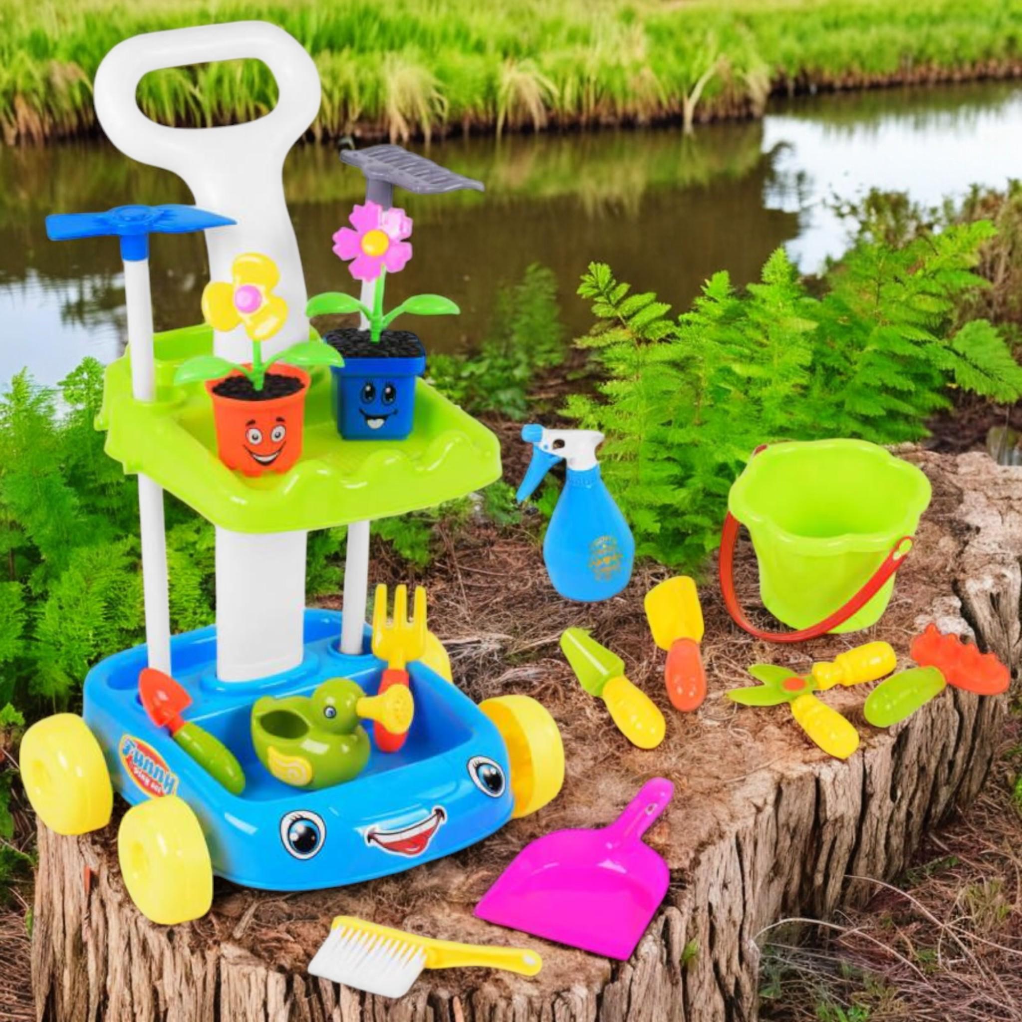 Игровой набор Shantou Gepai Magical Gardening Маленький садовник 16 элементов (G_658-1) - фото 4 Игровой набор Shantou Gepai Magical Gardening Маленький садовник 16 элементов (G_658-1) - фото 4