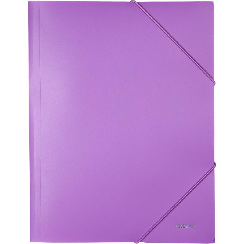 Папка Axent Pastelini на резинках А4 полипропилен Сиреневый (1504-36-A)
