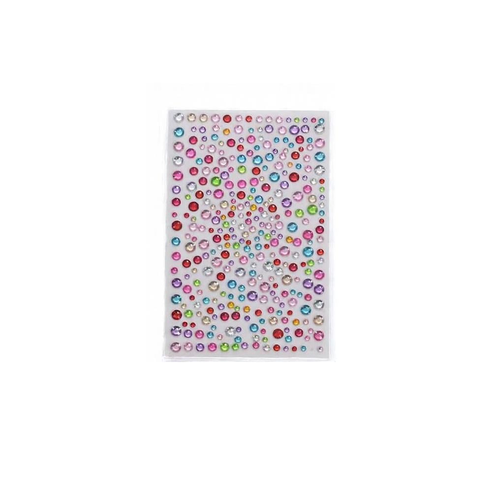 Самоклеящиеся 3D-стразы для лица/волос/тела 1 лист Разноцветный (3000003919) Самоклеящиеся 3D-стразы для лица/волос/тела 1 лист Разноцветный (3000003919)
