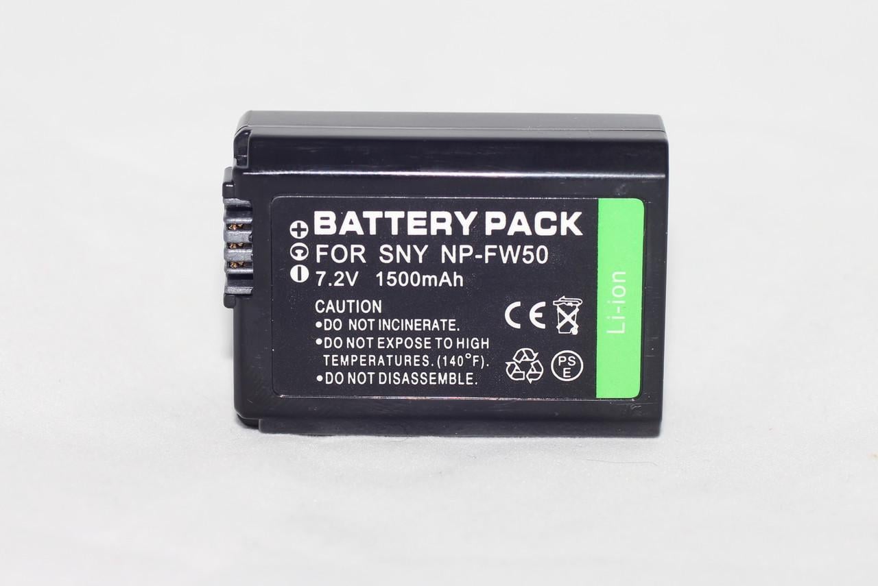 Акумулятор NP-FW50 для камер Sony NEX-3 NEX-5 SLT-A33 SLT-A37 SLT-A35 SLT-A55 A5000 A5100