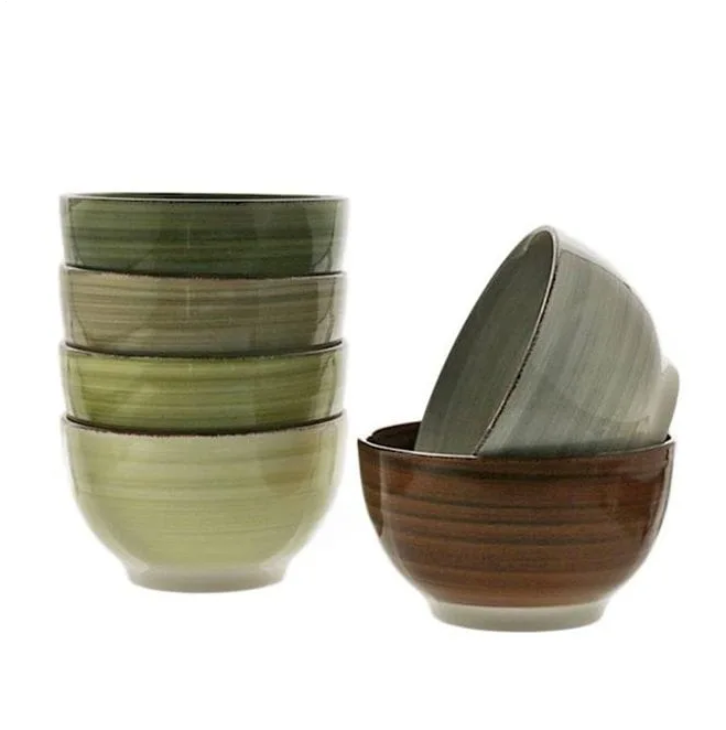 Набор мисок керамических Flora Nature микс 0,7 л 45121