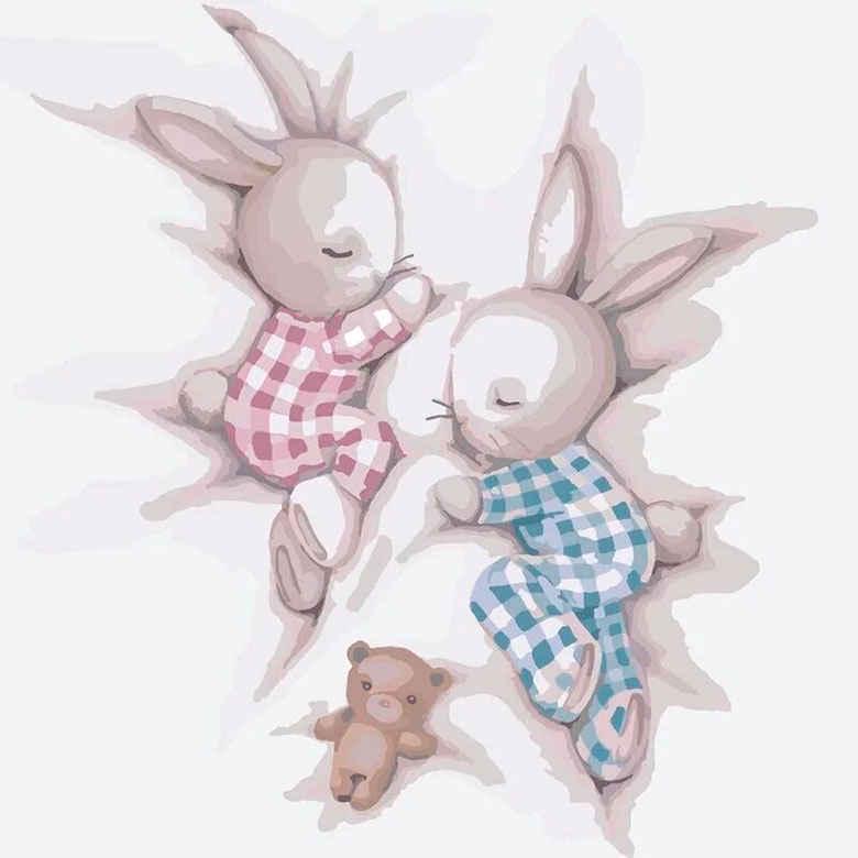 Картина по номерам Идейка КН2335 Сладкие сны 2 30х30 см (L053613)