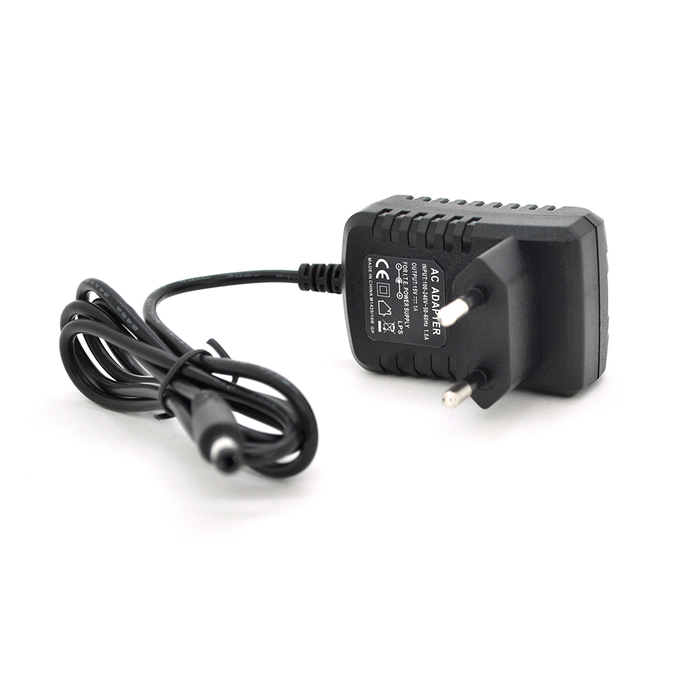 Адаптер питания импульсный YM-1510 15V 1А 15 Вт штекер 5,5/2,5 0,9 м (YUT_V5433)