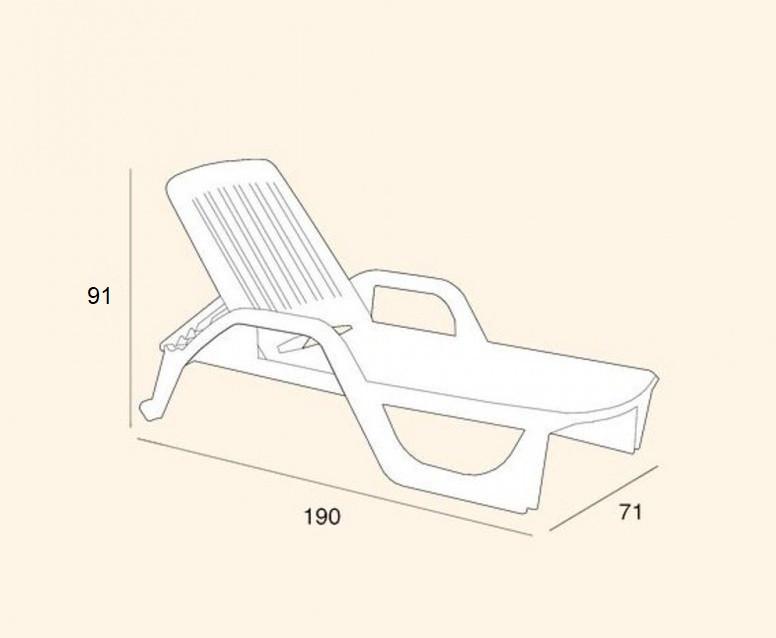 Шезлонг складной Bica Zanzibar с подлокотниками 190х71х46 см Графит (CNT00012553) - фото 8 Шезлонг складной Bica Zanzibar с подлокотниками 190х71х46 см Графит (CNT00012553) - фото 8