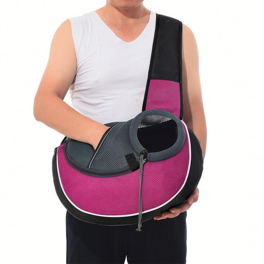 Сумка-переноска для собак и кошек Импресс с открытой головой M Pink (id_1497) - фото 2 Сумка-переноска для собак и кошек Импресс с открытой головой M Pink (id_1497) - фото 2