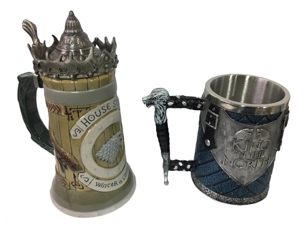 Подарунковий набір гуртка House Stark Гра Престолів та King In The North 650/570 мл - фото 2 Подарунковий набір гуртка House Stark Гра Престолів та King In The North 650/570 мл - фото 2