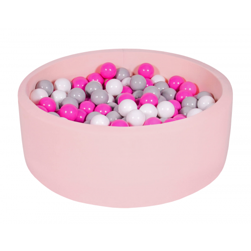 Сухий басейн Хатка круглий 80 см Блідо-рожевий (1198787463)