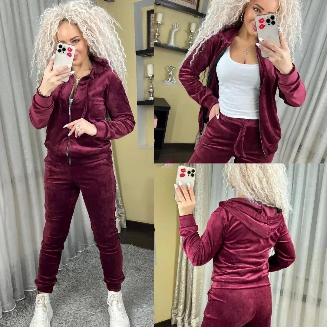 Костюм женский Delux L Бордовый (2818) - фото 3