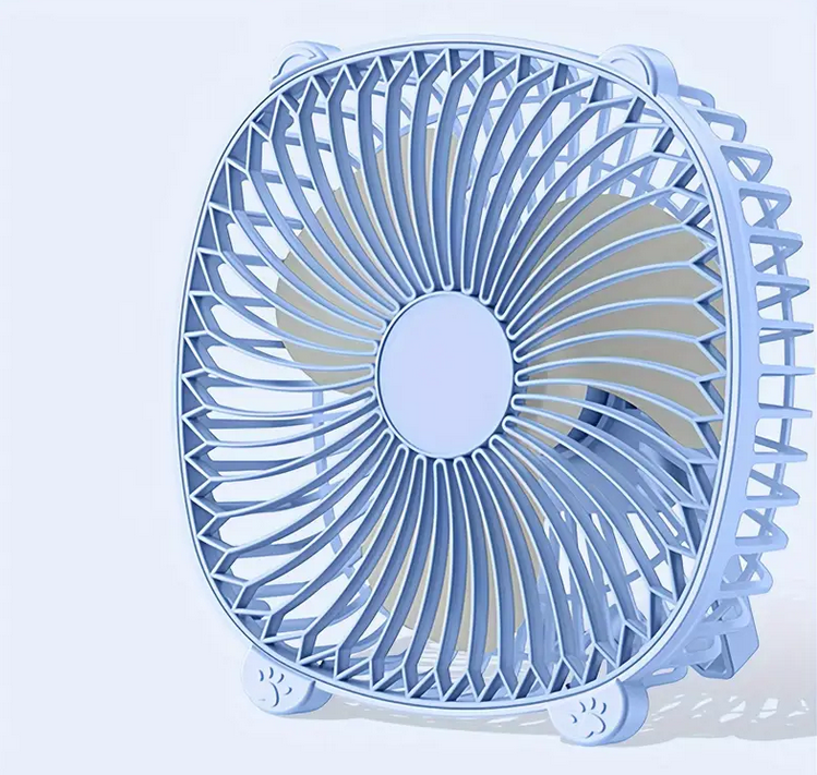 Вентилятор 3в1 от USB 5 V Голубой