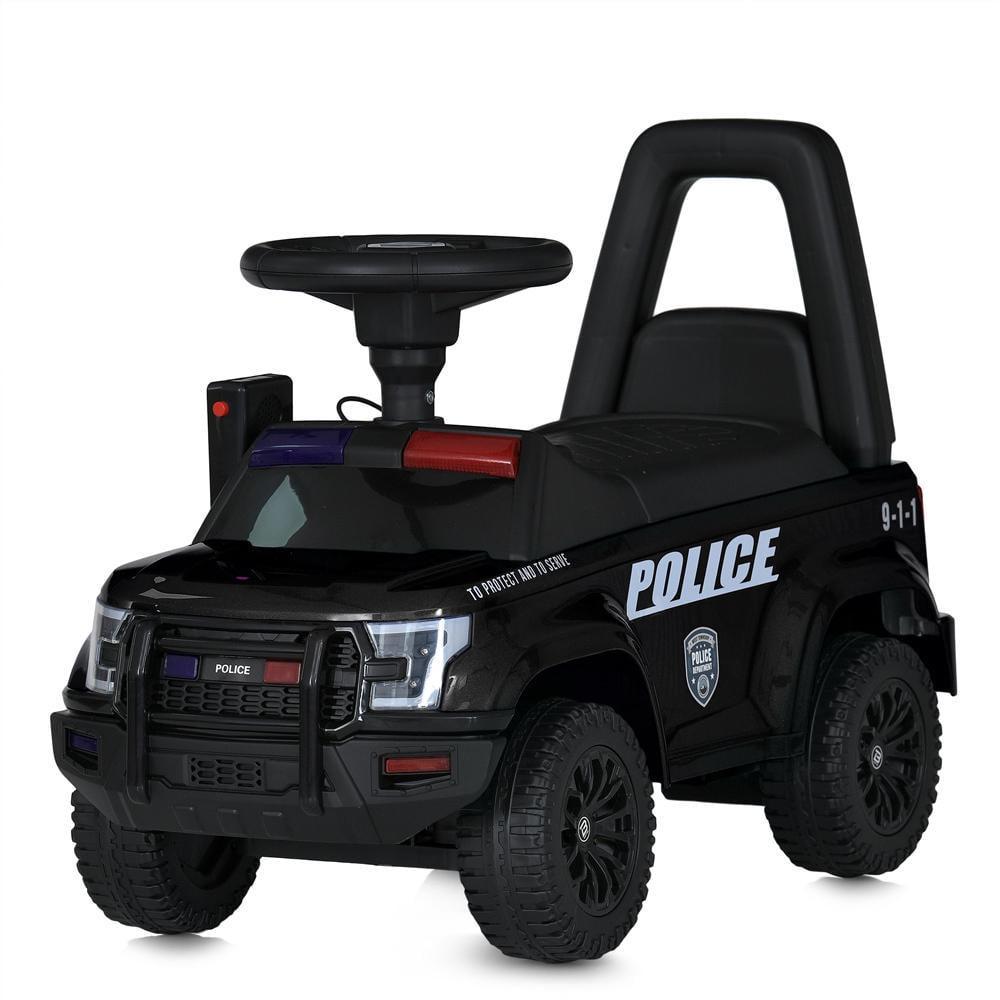Детский электромобиль-толокар полицейский Bambi M 5844B Черный