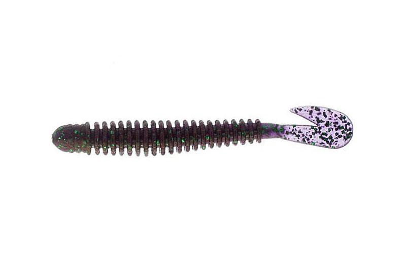 Силиконовый виброхвост Reins Rockvibe Saturn №012 съедобный 2.5" 20 шт. Junebug (6036)