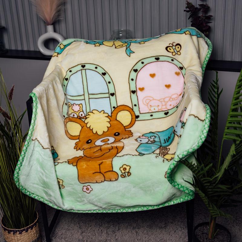 Плед Рукавичка Салатовий (7052)