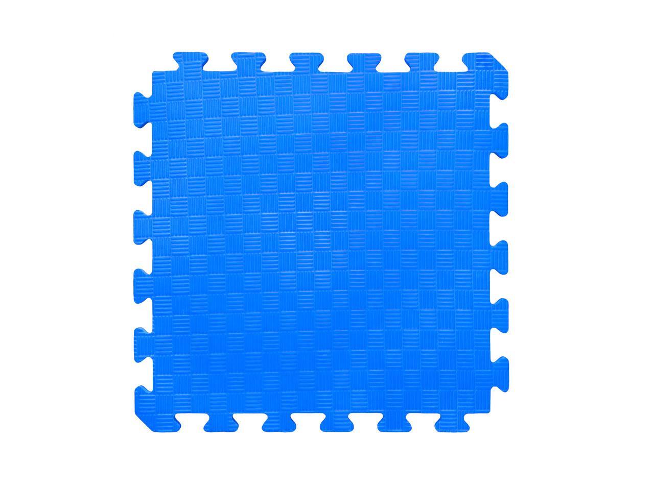 Мягкий пол пазл 50x50x1 см 10 шт. Синий