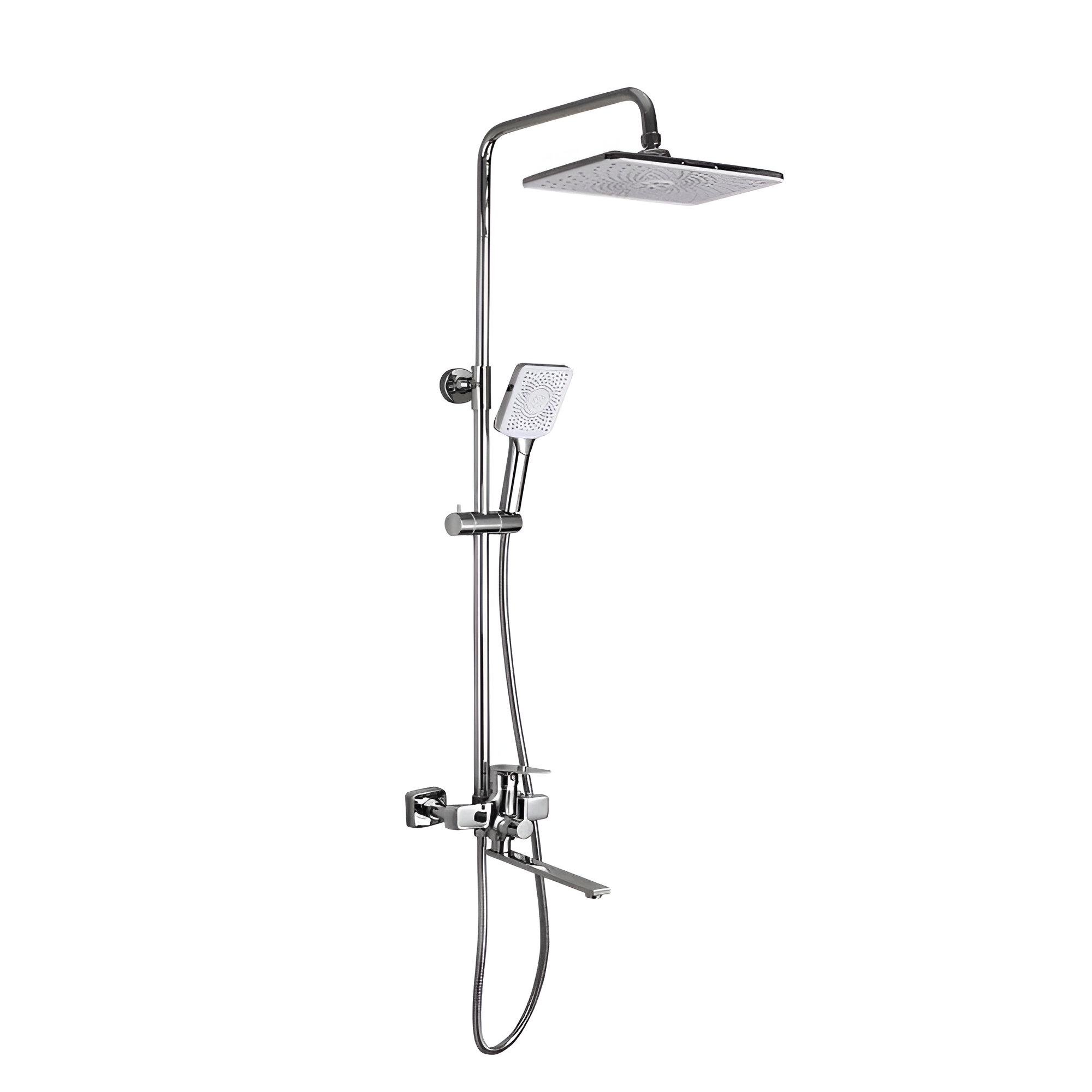 Душова система Frap F2429 вилив/перемикач на лійку/3-функції Хром (SQ-1045059)