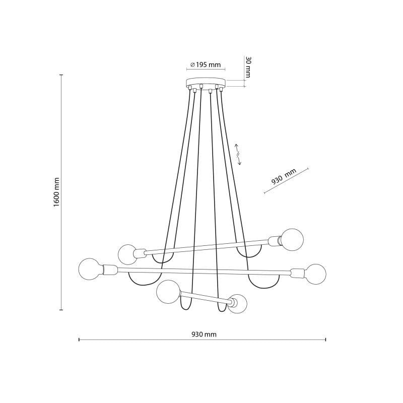 Люстра TK Lighting 4953 Helix - фото 10