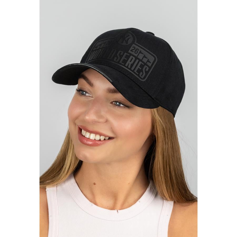 Бейсболка женская с накаткой котоновая на регуляторе Braxton 1551 One size Черный (301953)