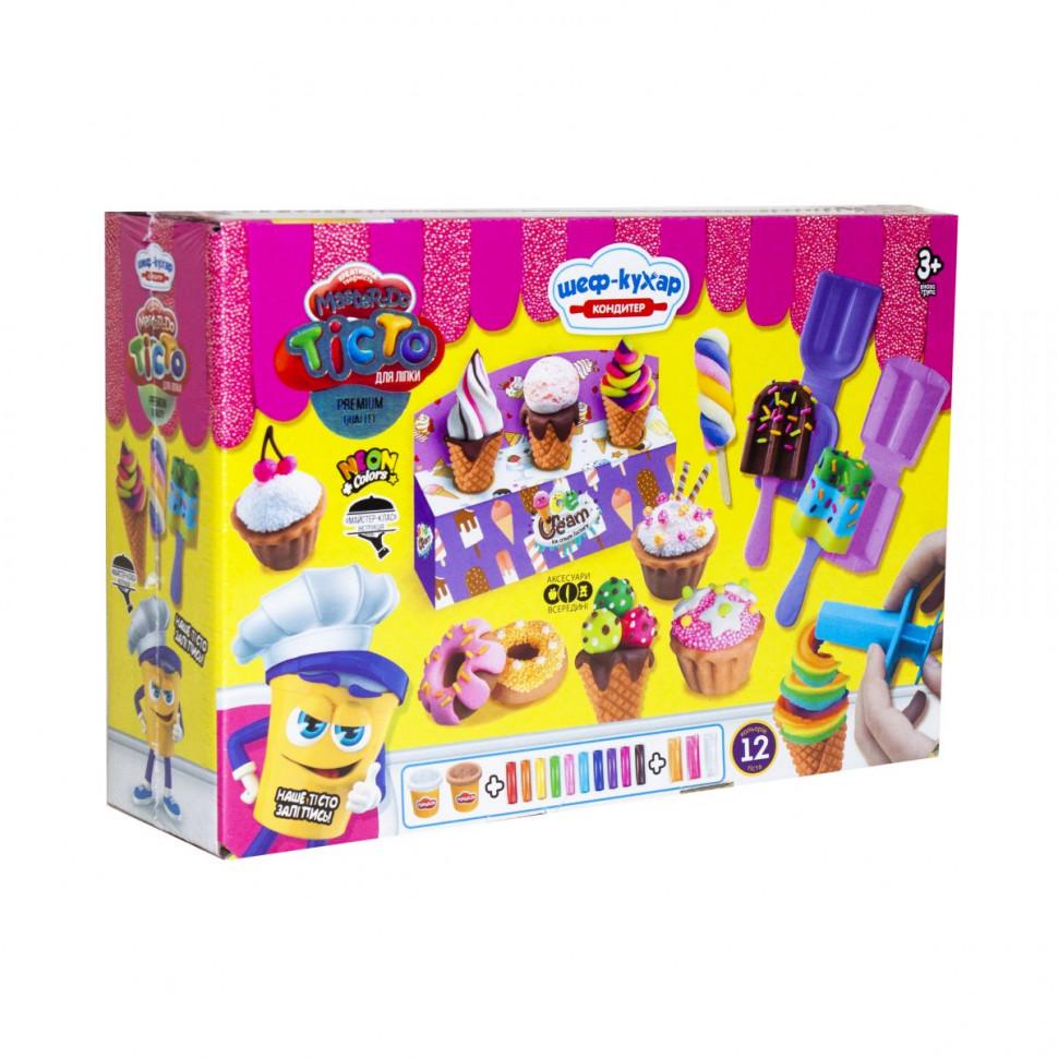 Набір для творчості тісто для ліплення Danko Toys Master Do TMD-10-03U Шеф-кухар Кондитер (RLT14449)