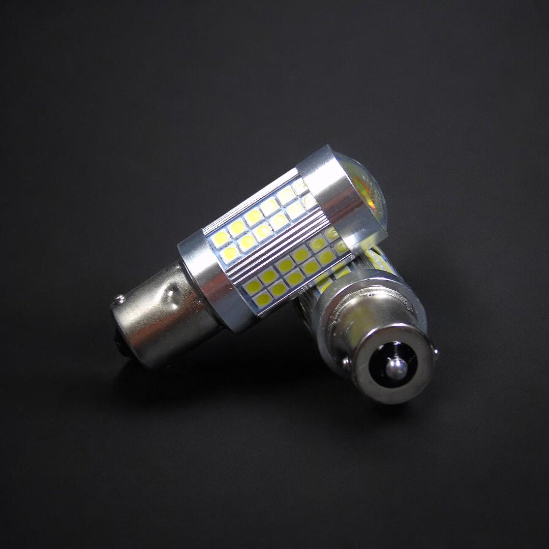 Автомобильная лампа светодиодная Global Solution 1156-3030-72SMD 12-24V super CANBUS BA15s 22W Белый (11072) - фото 3