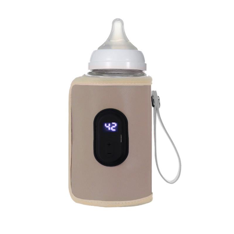 Подогреватель для детской бутылочки Lesko NPT-02 USB портативный/цифровой дисплей Beige (28953386)