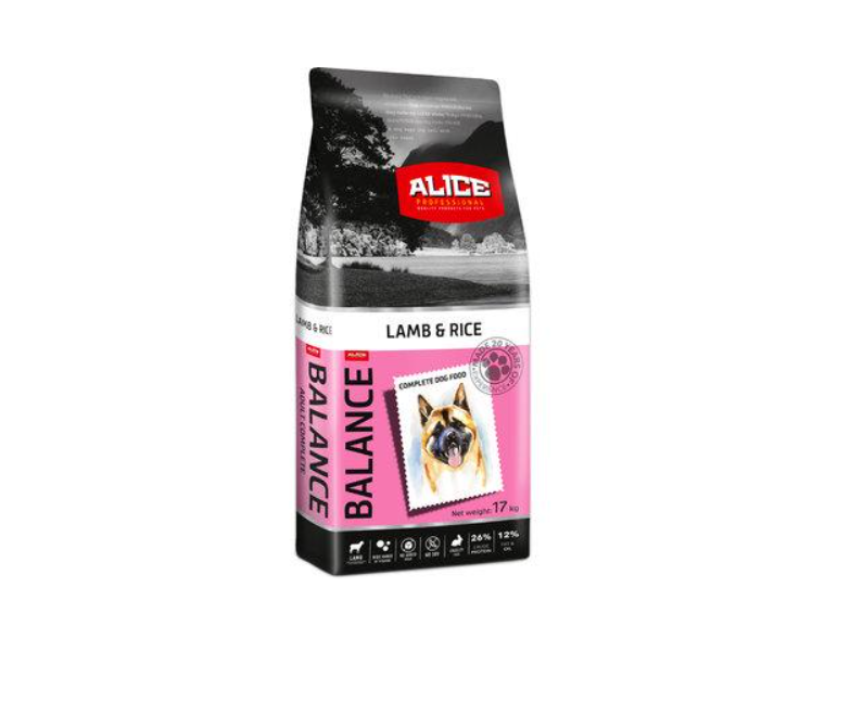 Корм для собак Alice Balance Lamb and Rice 17 кг (8422221)