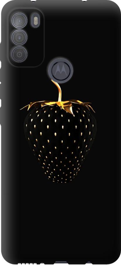 Чехол на Motorola G50 Черная клубника (3585u-2354-42517) Чехол на Motorola G50 Черная клубника (3585u-2354-42517)