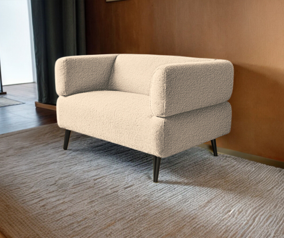 Крісло офісне ТОБІ ШО Бенно-1 Alpaca з підлокітниками та конусною ногою букле 1000х720х750 мм Айворі/04 - фото 2 Крісло офісне ТОБІ ШО Бенно-1 Alpaca з підлокітниками та конусною ногою букле 1000х720х750 мм Айворі/04 - фото 2