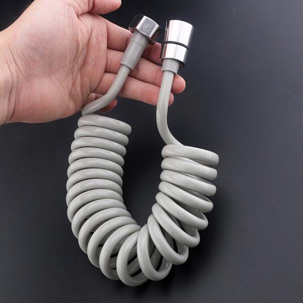 Шланг для бидетты IwConcept PU-2M-304-T1 2 м Gray (8331) - фото 5