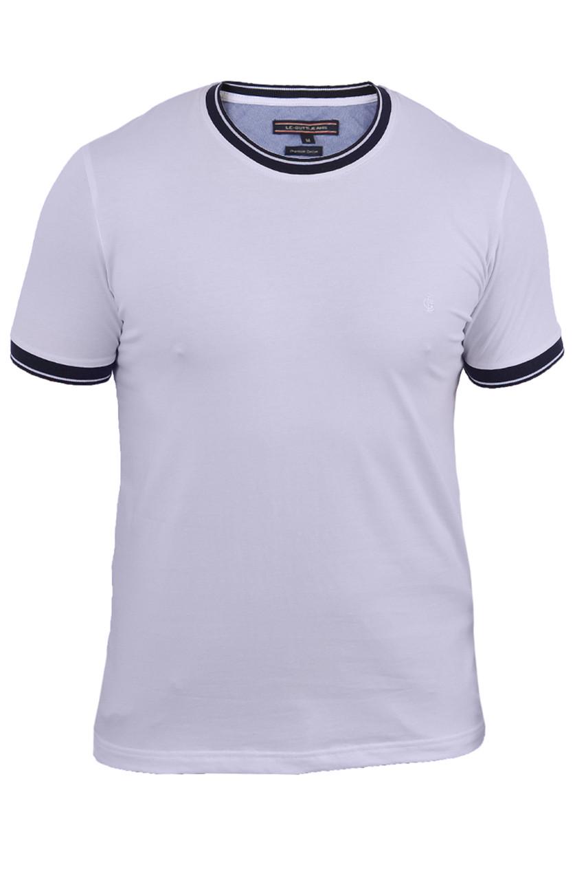 Футболка чоловіча Le Gutti 23-1734-06 2XL Білий